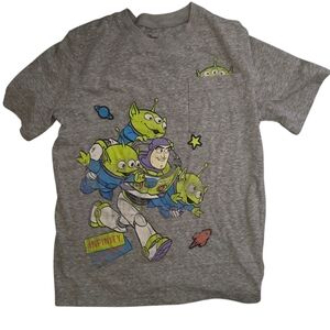 Disney Jumping Beans Gray Toy Story Short Sleeve Tee Size 10
